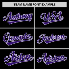 Black Purple Full-Snap Color Block Varsity Letterman Jacket 3