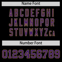Black Purple Gold Graffiti Mardi Gras Baseball Jersey 5