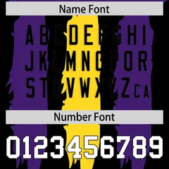 Black Purple Gold Graffiti Pattern Flag Football Jersey 4