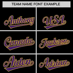 Black Purple Gold Kelly Green Mardi Gras Baseball Jersey 4