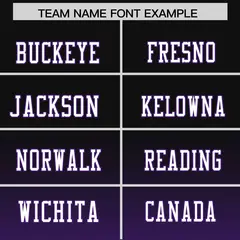 Black Purple Gradient Fashion Authentic Football Jersey 3