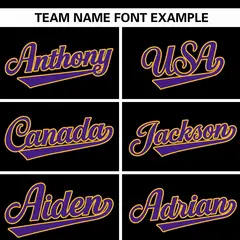Black Purple Raglan Full-Zip Letterman Baseball Jacket 7