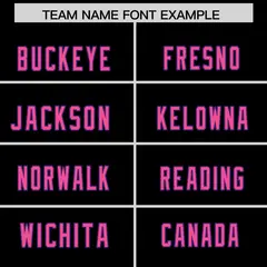 Black Purple Raglan Pattern Football Jersey 3