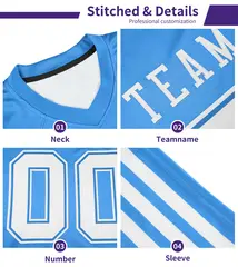 Black Purple Raglan Pattern Football Jersey 6