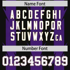 Black Purple Razr Stripe Graffiti Pattern Flag Football Jersey 4