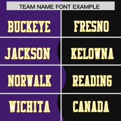Black Purple Split Mesh Authentic Fashion Football Jersey 3
