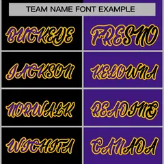 Black Purple Two Tone Split Varsity Full-Snap Letterman Jacket 5