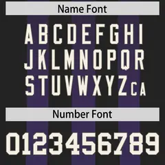 Black Purple Vertical Fine Stripe Gradient Football Jersey 4
