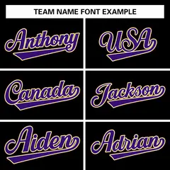 Black Purple-White Raglan Varsity Full-Snap Letterman Jacket 3