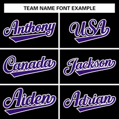 Black Purple-White Raglan Varsity Full-Snap Letterman Jacket 3