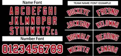 Black Red-Black Classic Authentic Pullover Baseball Jersey 3