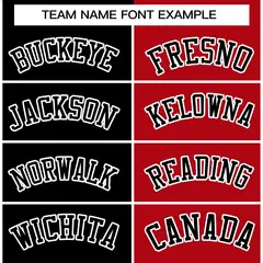 Black Red-Black Two Tone Split Varsity Full-Snap Letterman Jacket 5