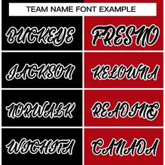 Black Red-Black Two Tone Split Varsity Full-Snap Letterman Jacket 5