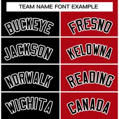 Black Red-Black Two Tone Split Varsity Full-Snap Letterman Jacket 5