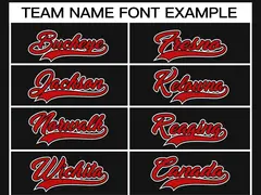 Black Red Black-White Classic Style Hockey Jersey 3
