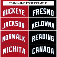 Black Red-Blue Split Fashion Basketball Jersey 5
