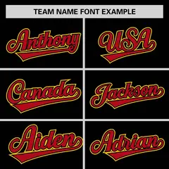 Black Red Classic Authentic Sleeveless Baseball Jersey 3