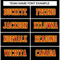 Black Red-Gold Classic Style Football Jersey 3