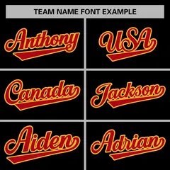 Black Red-Gold Classic Varsity Full-Snap Letterman Jacket 5