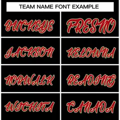 Black Red-Khaki Classic Varsity Full-Snap Letterman Jacket 3