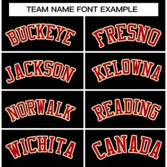 Black Red-Khaki Classic Varsity Full-Snap Letterman Jacket 3