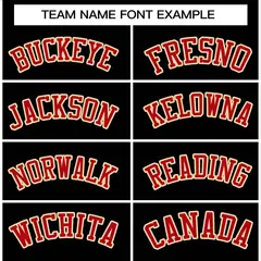 Black Red-Khaki Classic Varsity Full-Snap Letterman Jacket 5