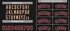 Black Red Old Gold Classic Curved Basketball Jersey 4