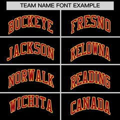 Black Red Raglan Full-Snap Faux Leather Letterman Jacket 3