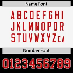 Black Red Raglan Sleeves Pattern Authentic Football Jersey 4