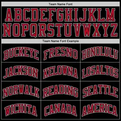 Black Red-Red Classic Sets Basketball Jersey 5