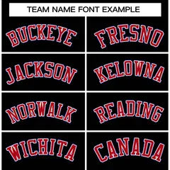 Black Red-Royal Classic Varsity Full-Snap Letterman Jacket 5