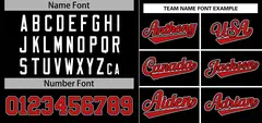 Black Red Stripe Raglan Sleeves Authentic Baseball Jersey 3