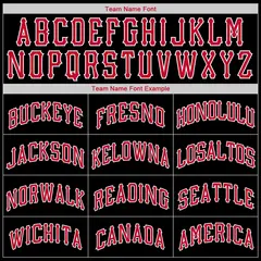 Black Red-White Classic Breathable Basketball Jersey 5