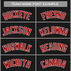 Black Red-White Classic Casual Basketball Jersey 3