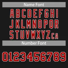 Black Red-White Classic Casual Basketball Jersey 4