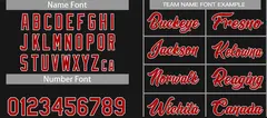 Black Red-White Classic Heal Basketball Jersey 4
