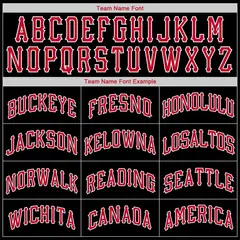 Black Red-White Classic Sets Basketball Jersey 6