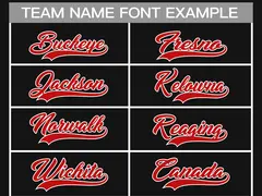 Black Red-White Classic Style Hockey Jersey 3