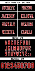 Black Red-White Classic Style Mesh Authentic Football Jersey 3