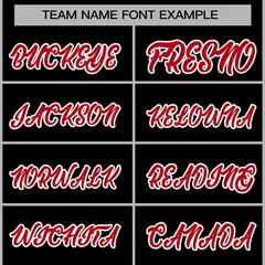Black Red-White Classic Style Varsity Letterman Jacket 3