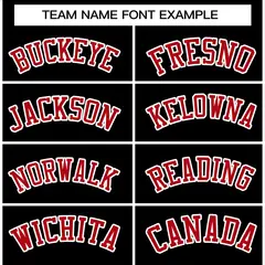 Black Red-White Classic Style Varsity Letterman Jacket 3