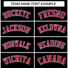 Black Red-White Classic Style Varsity Letterman Jacket 3