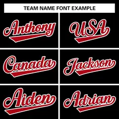 Black Red-White Classic Style Varsity Letterman Jacket 5