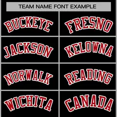 Black Red-White Classic Style Varsity Letterman Jacket 5