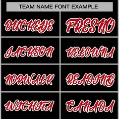Black Red-White Classic Style Varsity Letterman Jacket 5