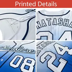 Black Red-White Hook Split Fashion Authentic Baseball Jersey 5