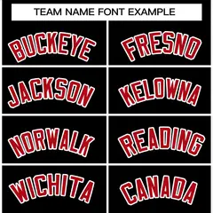 Black Red-White Raglan Varsity Full-Snap Letterman Jacket 4