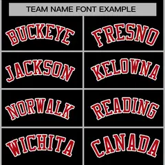 Black Red-White Raglan Varsity Full-Snap Letterman Jacket 5