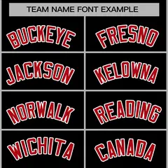 Black Red-White Raglan Varsity Full-Snap Letterman Jacket 5