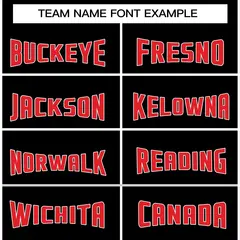 Black Red-White Stripe Fashion Basketball Jersey 4